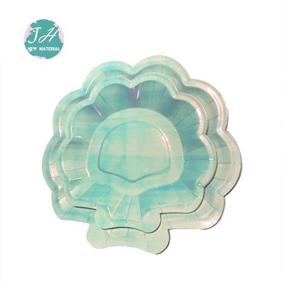 بشقاب های کاغذی گل درجه یک غذای سبک اروپایی